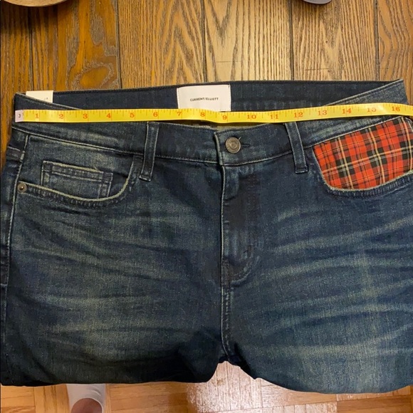 >SOLD<💂‍♀️BNWT- Current/Elliot Plaid-Pocket Jeans - Picture 11 of 11